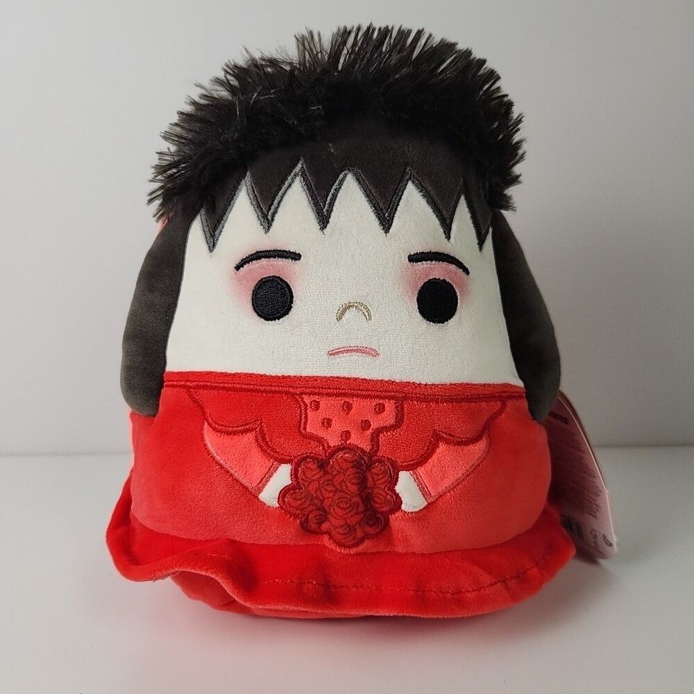 Squishmallows 8” Inch Lydia Deetz Beetlejuice Red Bride Squishmallow Plush NEW